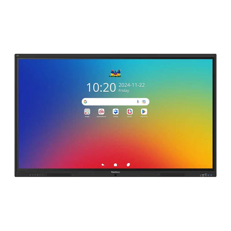 ViewBoard serie 41 touchscreen 65 pollici UHD, Android 16 EDLA, IR 450 nits, 2x20W + sub 15W + 8 microfoni array, 3 x USB-C 8/128GB, 8-core C