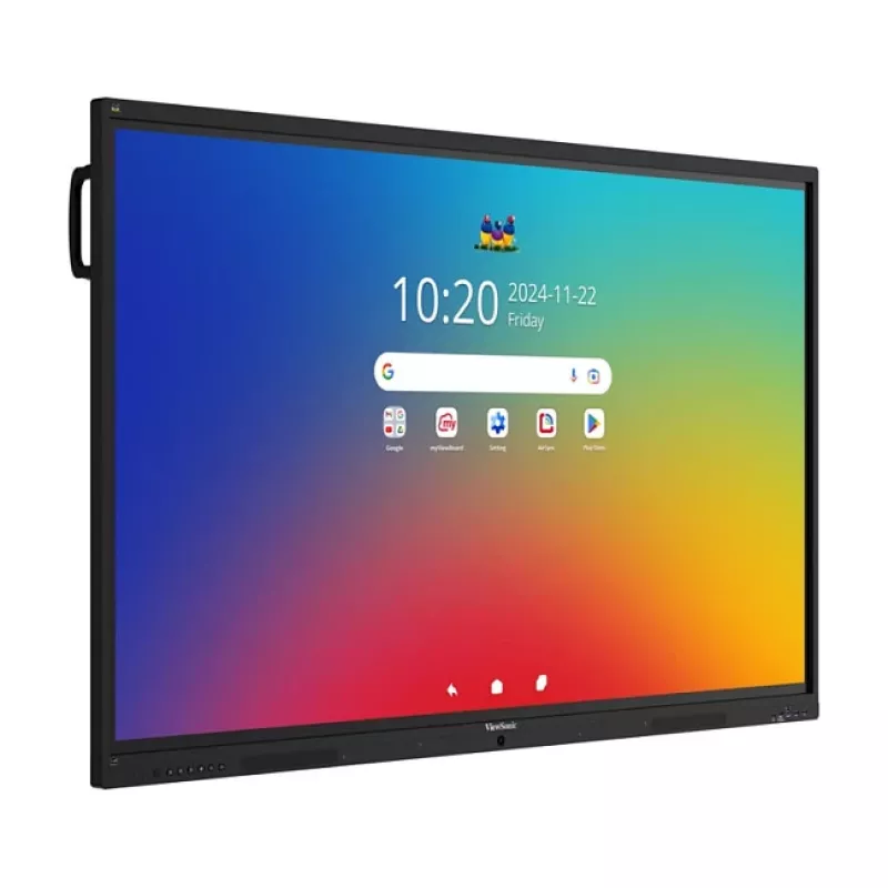 ViewBoard serie 41 touchscreen 65 pollici UHD, Android 16 EDLA, IR 450 nits, 2x20W + sub 15W + 8 microfoni array, 3 x USB-C 8/128GB, 8-core C