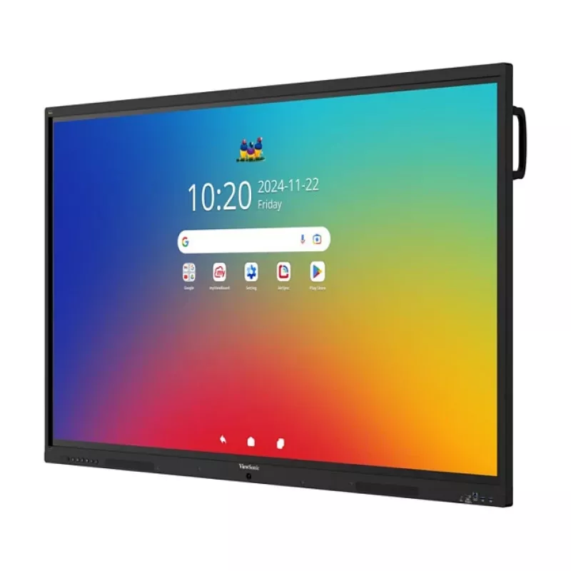 ViewBoard serie 41 touchscreen 65 pollici UHD, Android 16 EDLA, IR 450 nits, 2x20W + sub 15W + 8 microfoni array, 3 x USB-C 8/128GB, 8-core C