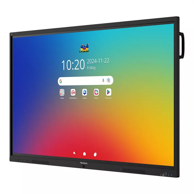 ViewBoard serie 41 touchscreen 75 POLLICI UHD, Android 16 EDLA, IR 450 nit, 2x20W + sub 15W + microfono array a 8 elementi, 3 x USB-C 8/128GB, 8 core C