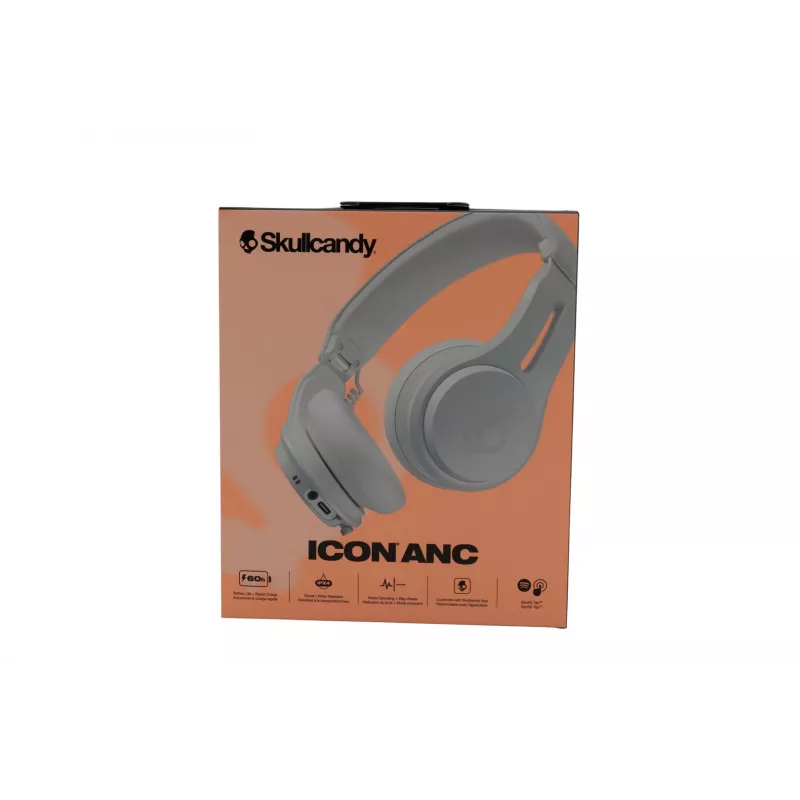 Cuffie on-ear wireless Skullcandy Icon ANC Orange Glow Bluetooth 5.3 ANC (S5IOW-S951)