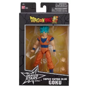 Action figure Bandai Dragon Stars Super Saiyan Blue Goku V2 — figura da collezione snodabile