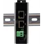 Iniettore Ethernet PoE Gigabit Exsys EX-6007POE-WT — 1×Gigabit RJ45, PoE, morsetto 12–24V