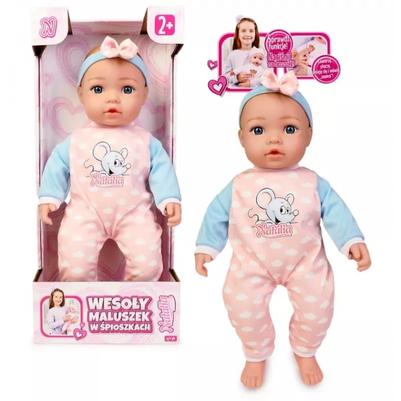 Bambola neonato Artyk 45 cm – modello Artyk 187766, corpo morbido, giocattolo realistico per neonati