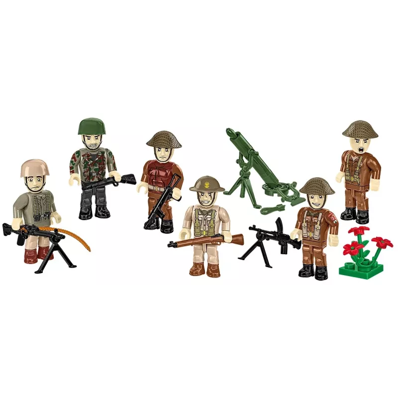 Set da costruzione Cobi Blocks Battaglia di Monte Cassino diorama militare storico COBI-2063