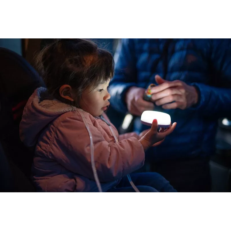 Lanterna da campeggio a batteria Ledlenser Kidcamp6 — LED RGB, 60 lm, AAA, corpo in ABS, 95 g