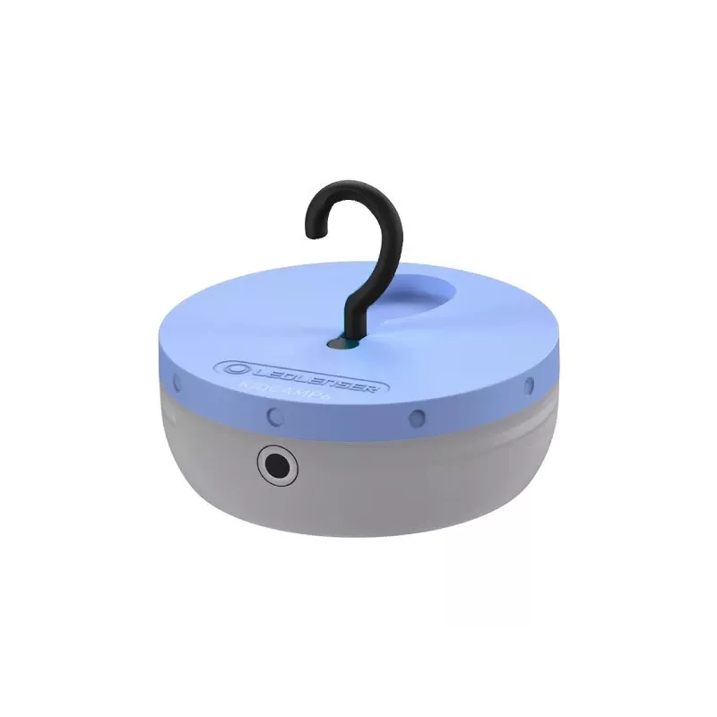 Lanterna da campeggio a batteria Ledlenser Kidcamp6 — LED RGB, 60 lm, AAA, corpo in ABS, 95 g