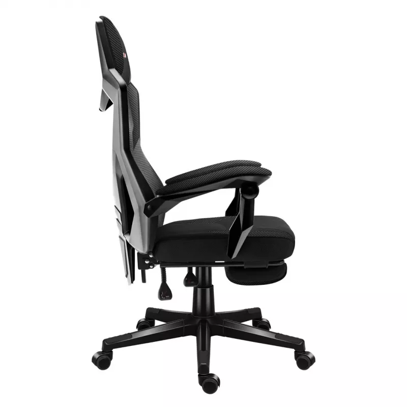 No name Combat 3.1 Carbon sedia girevole — sedia da gaming/ufficio ergonomica, modello HZ-COMBAT 3.1 CARBON