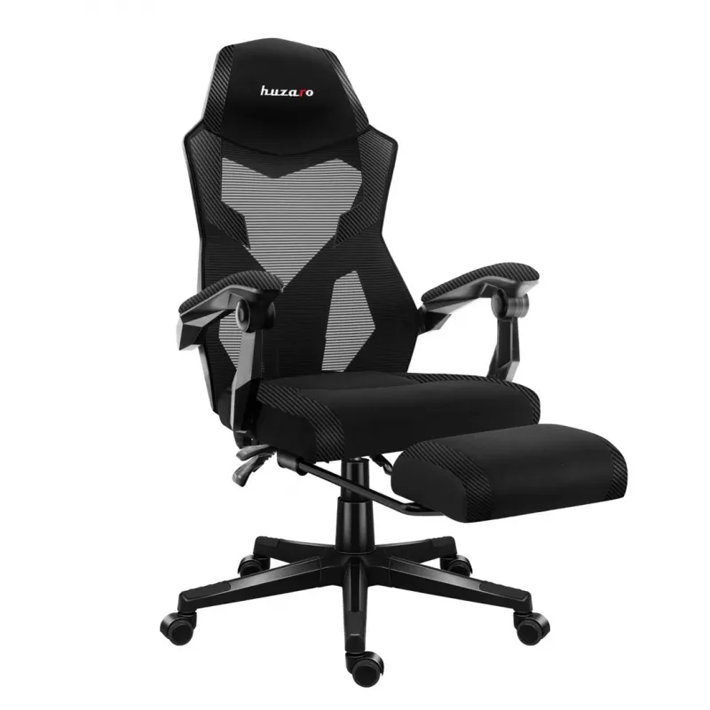 No name Combat 3.1 Carbon sedia girevole — sedia da gaming/ufficio ergonomica, modello HZ-COMBAT 3.1 CARBON