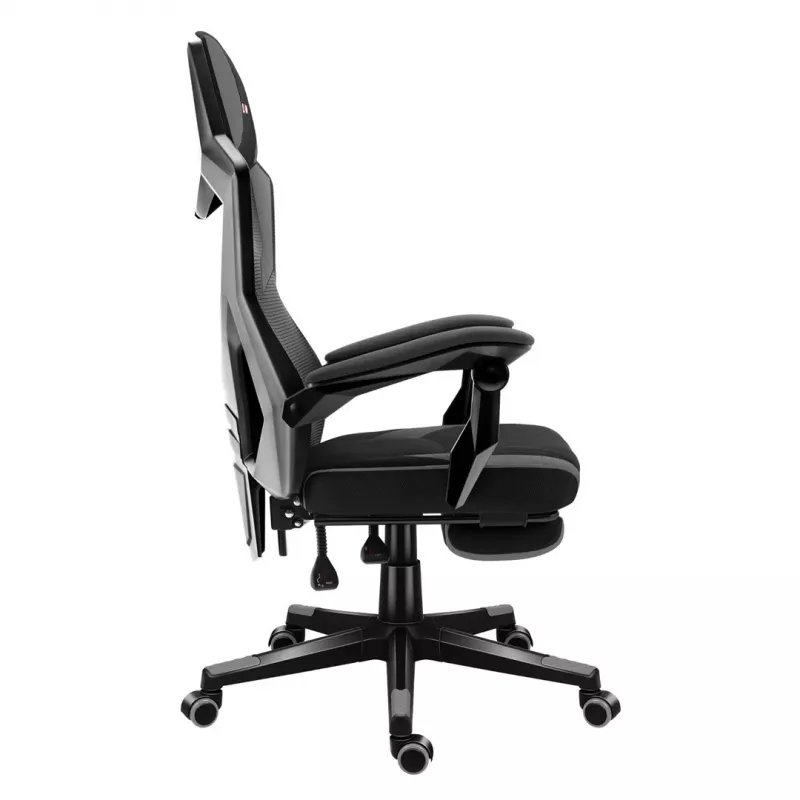Sedia da gaming huzaro Combat 3.1 grigio — ergonomica, seduta regolabile per gamer