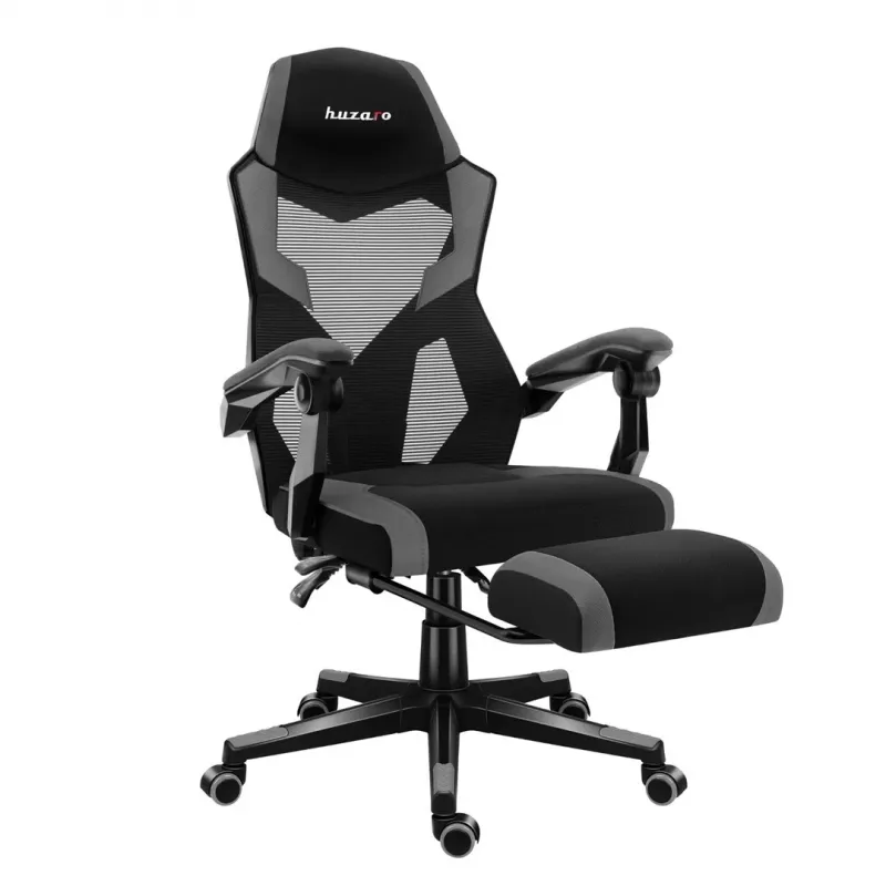 Sedia da gaming huzaro Combat 3.1 grigio — ergonomica, seduta regolabile per gamer