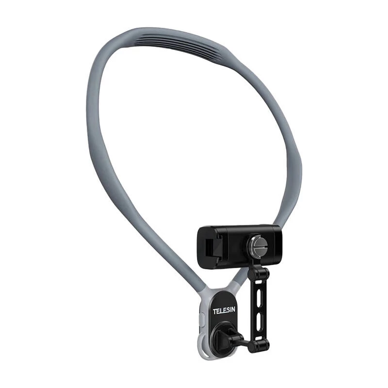 Supporto da collo Telesin S2-HNB-02 con porta smartphone – supporto per smartphone da indossare al collo per filmare e guardare a mani libere