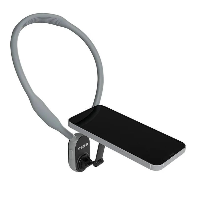 Telesin supporto magnetico da collo MNM-002 per iPhone (12–16) – angolo regolabile, leggero