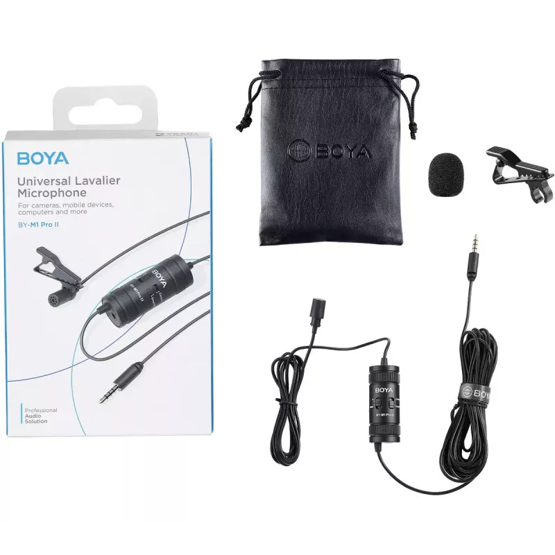 Microfono Boya BY-M1 Pro II Lavalier