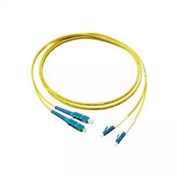 GoodConnections cavo patch fibra ottica duplex OS2 (monomodale, 9/125) LC/SC, LSZH, polarità reversibile, 15 m,