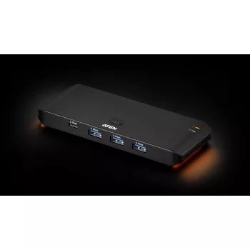 Switch di condivisione USB 3.2 Gen1 2x4 ATEN US5324 con host A + C e 4 porte per dispositivi