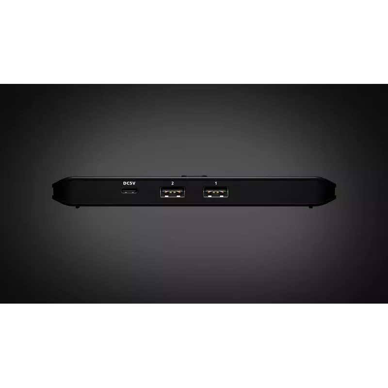 Switch di condivisione USB 2.0 ATEN US4224 — 2x host a 4x dispositivo, 480 Mbit/s, nero