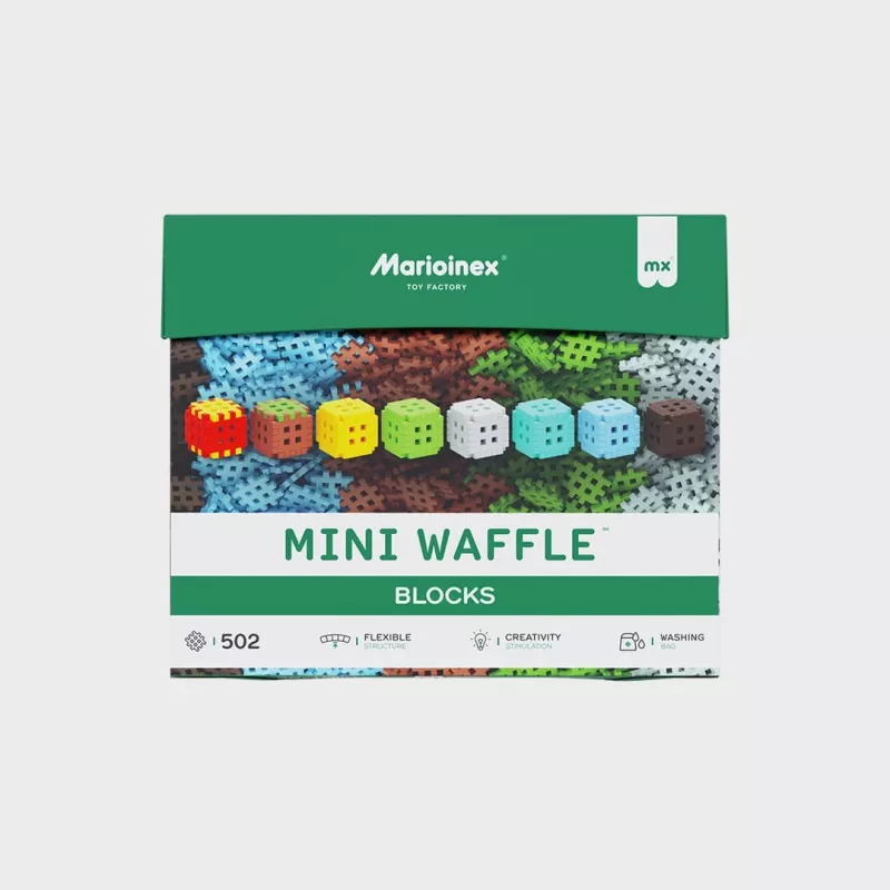 Giocattolo da costruzione Marioinex Klocki Waffle Mini Blocks — 502 pezzi
