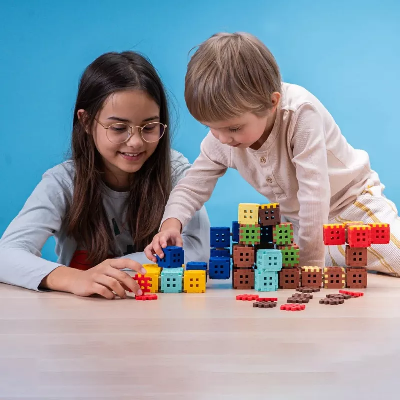 Giocattolo da costruzione Marioinex Klocki Waffle Mini Blocks — 502 pezzi