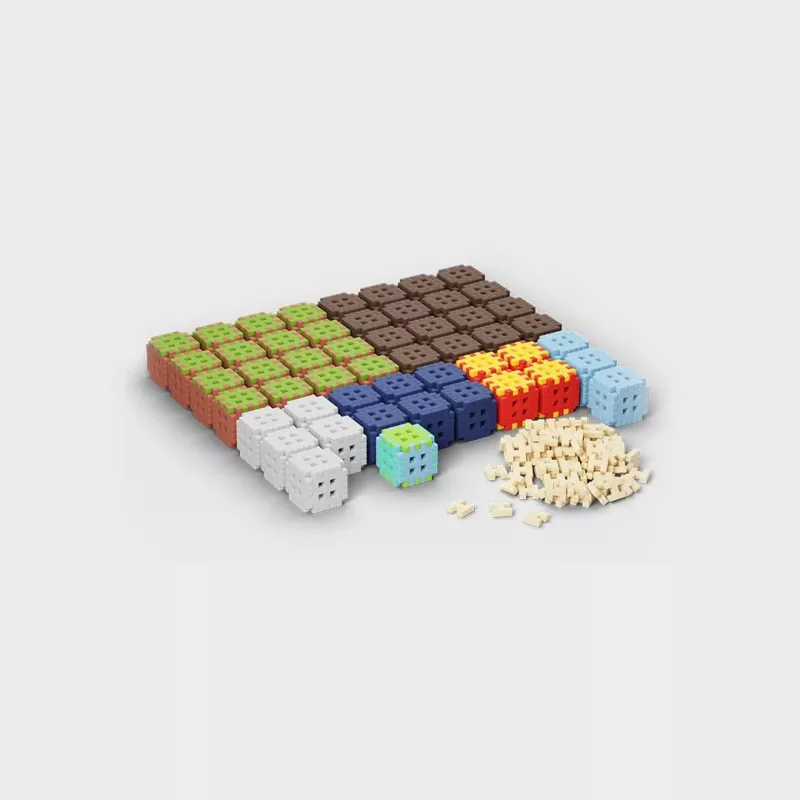 Mattoncini Marioinex Mini Waffel 406 pezzi — set da costruzione per giocare in modo creativo