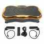Extralink piattaforma vibrante per allenamento fitness Moonwalk Spinmove oro