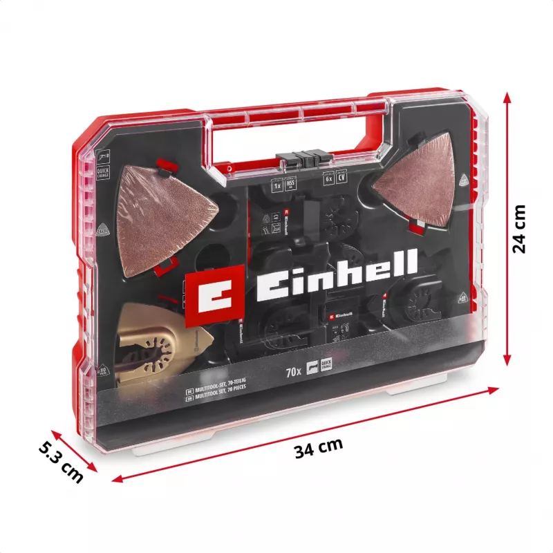 Lama circolare EINHELL 708170 per HM/BiM HCS – adatta per alluminio, acciaio ossidato, acciaio cromo-vanadio