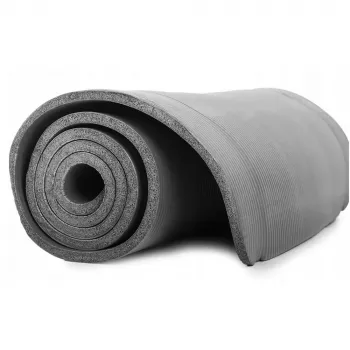 Extralink | tappetino per esercizi | fitness grigio yoga e aerobica 180x60cm