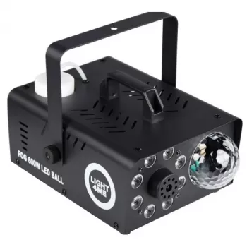 LIGHT4ME FOG 600W LED BALL - macchina per nebbia, effetto nebbia/luci disco, telecomando wireless
