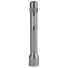 Torcia LED in metallo 90 lumen argento