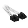 Corsair cavo Premium-Sleeved 2x 8-Pin a 12V-2x6, per alimentatore Type-4 – bianco