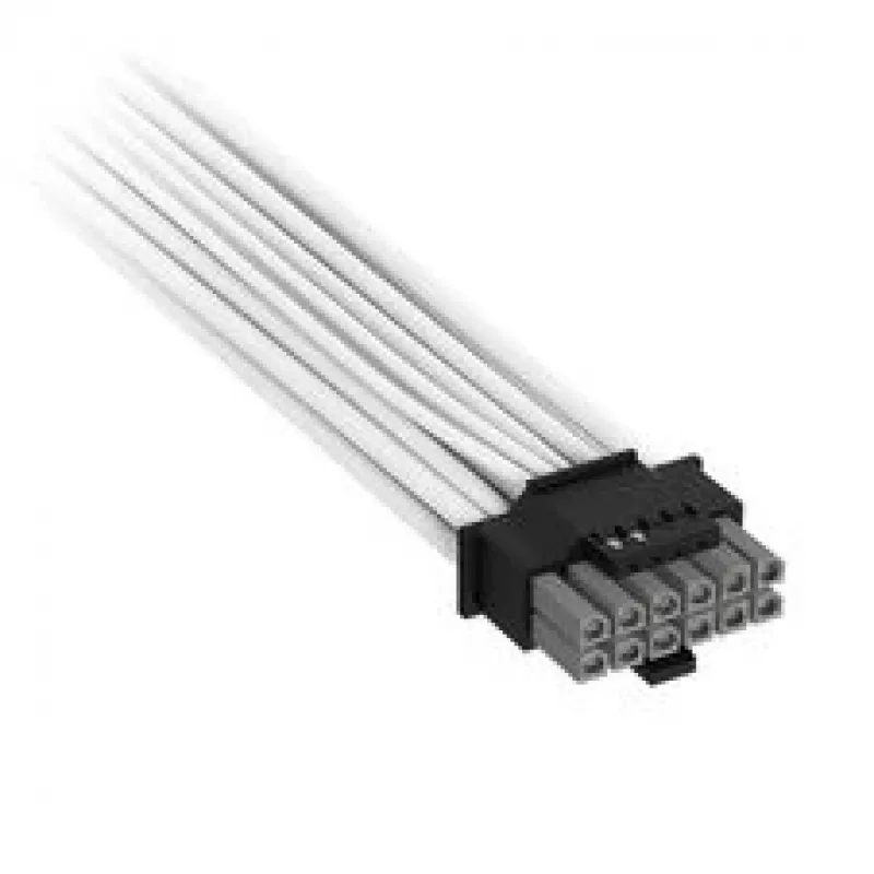 Corsair cavo Premium-Sleeved 2x 8-Pin a 12V-2x6, per alimentatore Type-4 – bianco