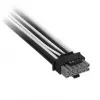 Corsair cavo Premium-Sleeved 2x 8-Pin a 12V-2x6, per alimentatore Type-5 – nero/bianco