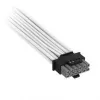 Corsair cavo Premium-Sleeved da 12V-2x6 a 12V-2x6, universale - bianco