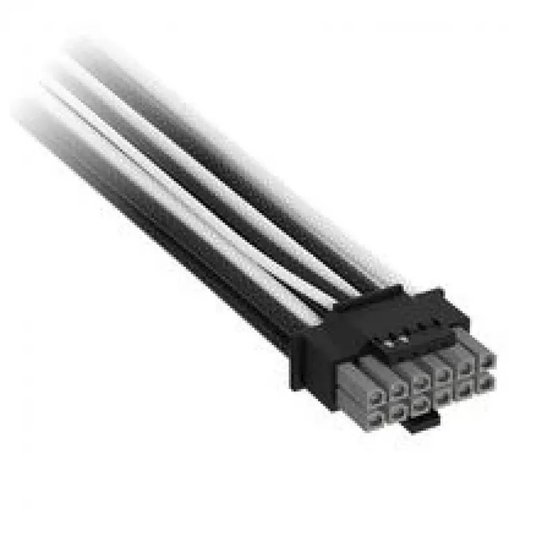 Corsair cavo Premium-Sleeved da 12V-2x6 a 12V-2x6, universale - nero/bianco
