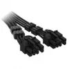 Corsair cavo Premium-Sleeved da 12V-2x6 a 2x 6+2-Pin PCIe, universale – nero