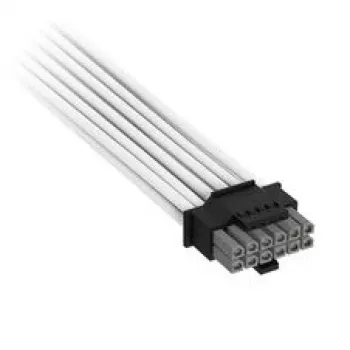 Corsair cavo Premium-Sleeved da 12V-2x6 a 2x 6+2-Pin PCIe, universale - bianco