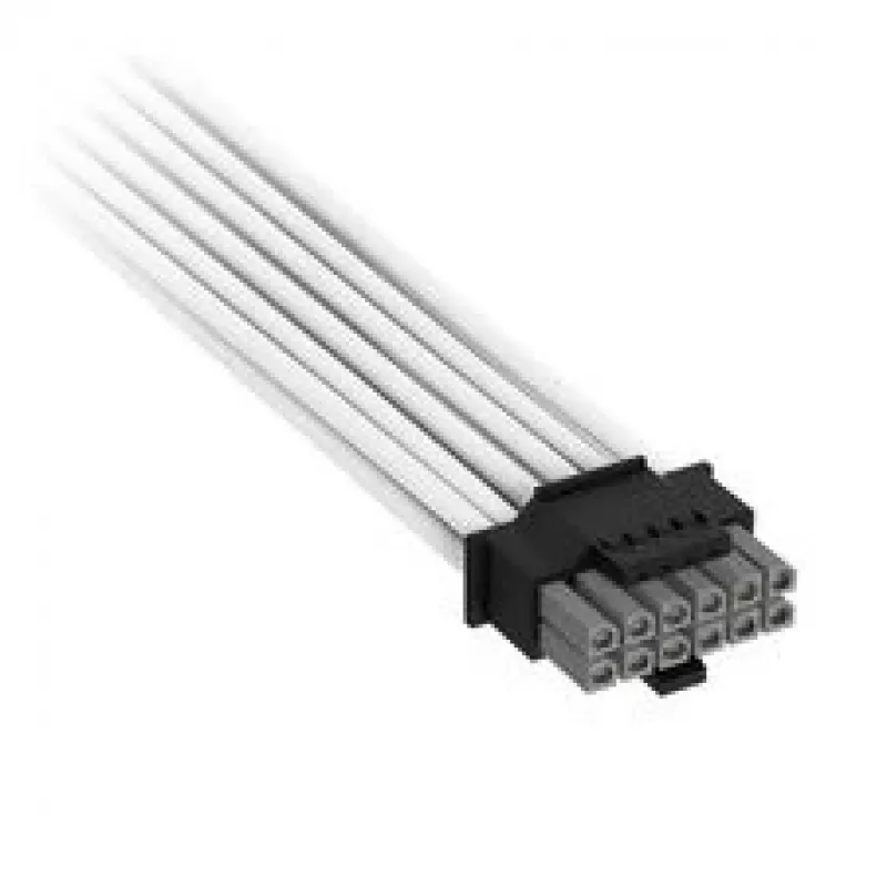 Corsair cavo Premium-Sleeved da 12V-2x6 a 2x 6+2-Pin PCIe, universale - bianco