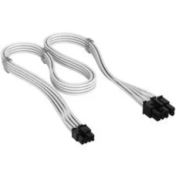 Corsair cavo Premium-Sleeved 6+2-Pin PCIe, per alimentatore Type-5 – bianco