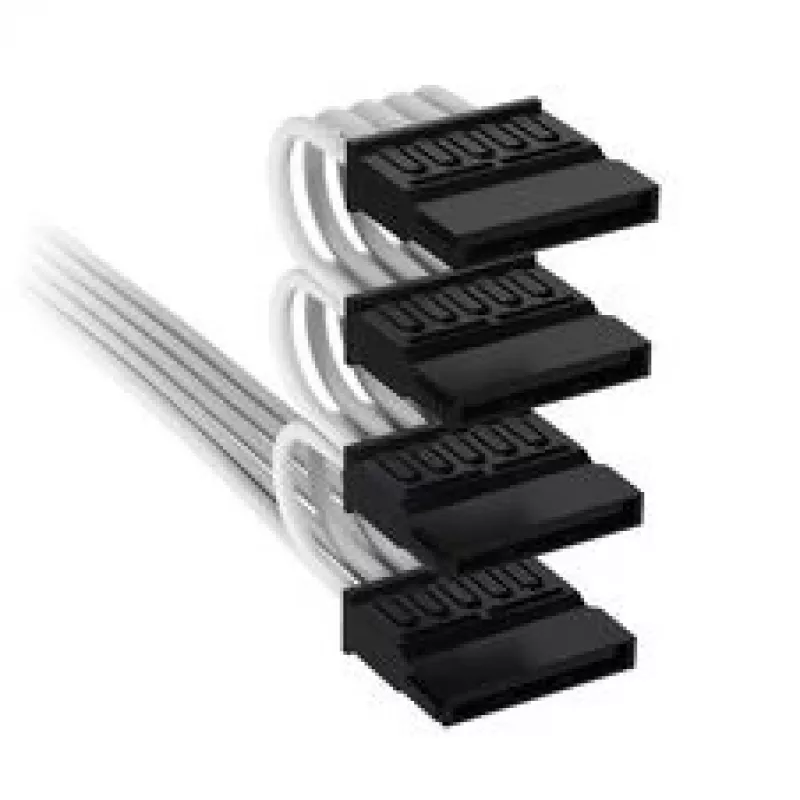 Corsair cavo di alimentazione SATA 4x Premium-Sleeved, per alimentatore Type-5 - bianco