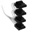 Corsair cavo 4-Pin-Molex 4x Premium-Sleeved, per alimentatore Type-5 - bianco