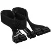 Corsair set di cavi, Type 4, DC Kabel Starter Kit, singolarmente sleeved - nero