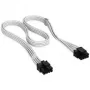 Corsair cavo, Type 4, EPS/ATX12V, 8 pin (4+4), 750 mm, singolarmente sleeved - bianco