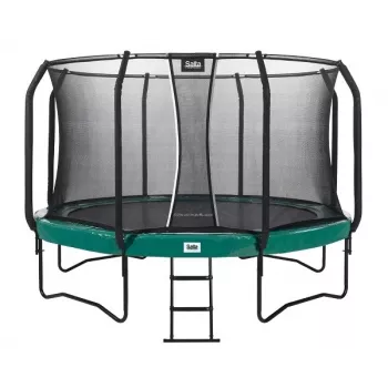 Trampolino Salta First Class 427 cm con rete di sicurezza — trampolino da svago per il giardino