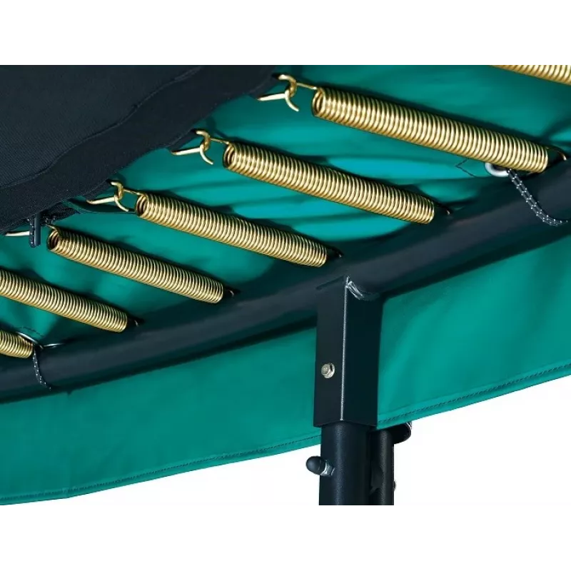 Trampolino Salta First Class 427 cm con rete di sicurezza — trampolino da svago per il giardino