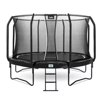 Trampolino Salta First Class rotondo 366 cm, trampolino fitness, nero, modello 5373A