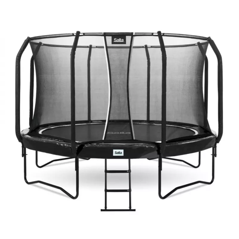 Trampolino Salta First Class rotondo 366 cm, trampolino fitness, nero, modello 5373A