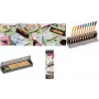 Penne fineliner Stabilo point 88 set click da 10 colori con astuccio in plastica e sottomano da scrivania (modello 8810‑5)