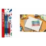Penna a sfera Stabilo pointball colorful, set da 4 con astuccio, impugnatura antiscivolo, inchiostro morbido (6033/4)