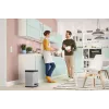 Pattumiera Hailo Öko duo plus M 18 L rettangolare acciaio nero