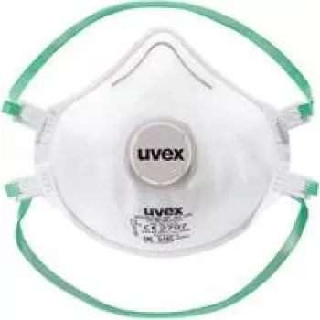 Maschera respiratoria UVEX silv-Air classic 2310 planet FFP2 — semimaschera monouso, 15 pezzi